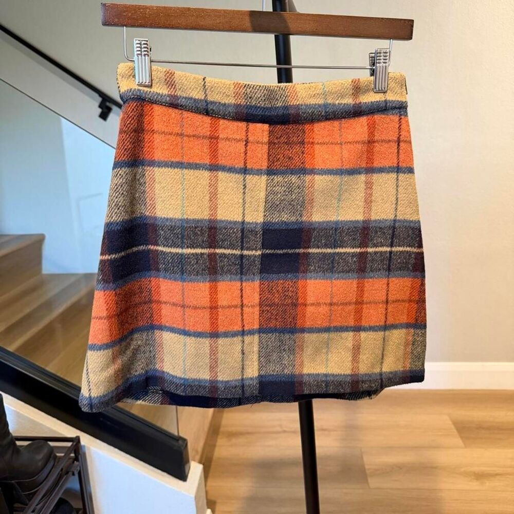 Lulu's Fall-Coded Plaid Skirt